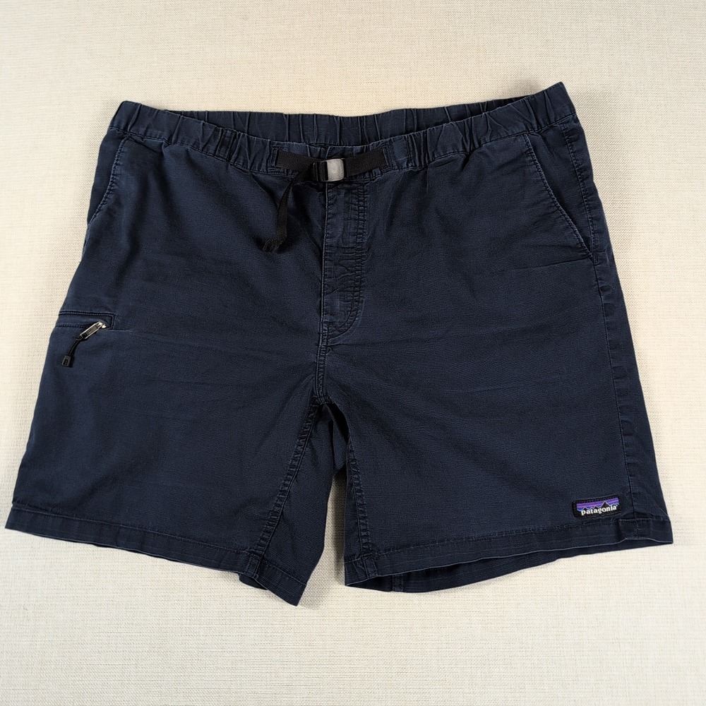 Patagonia Performance Gi IV Shorts XXL (40x7) Navy Blue Belted Gorpcore Hiking